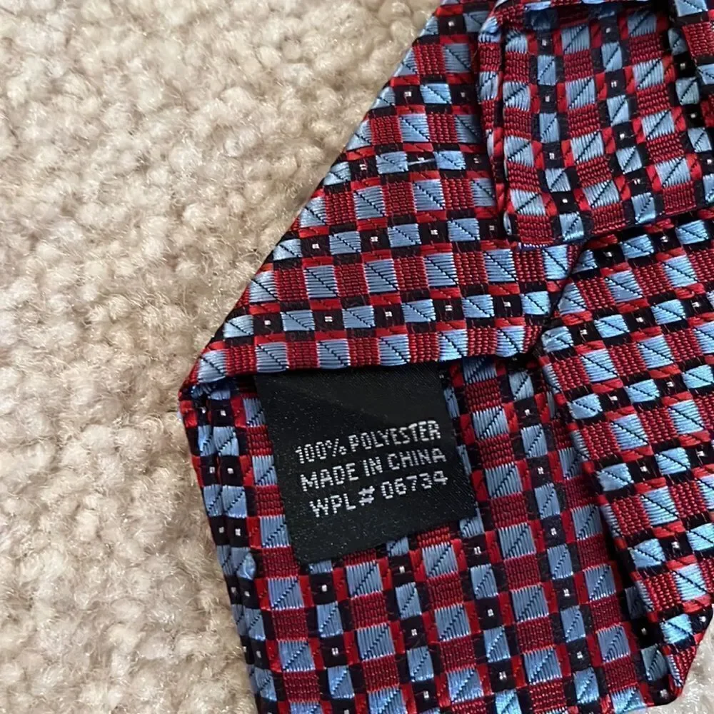 KIDS RED AND BLUE TIE